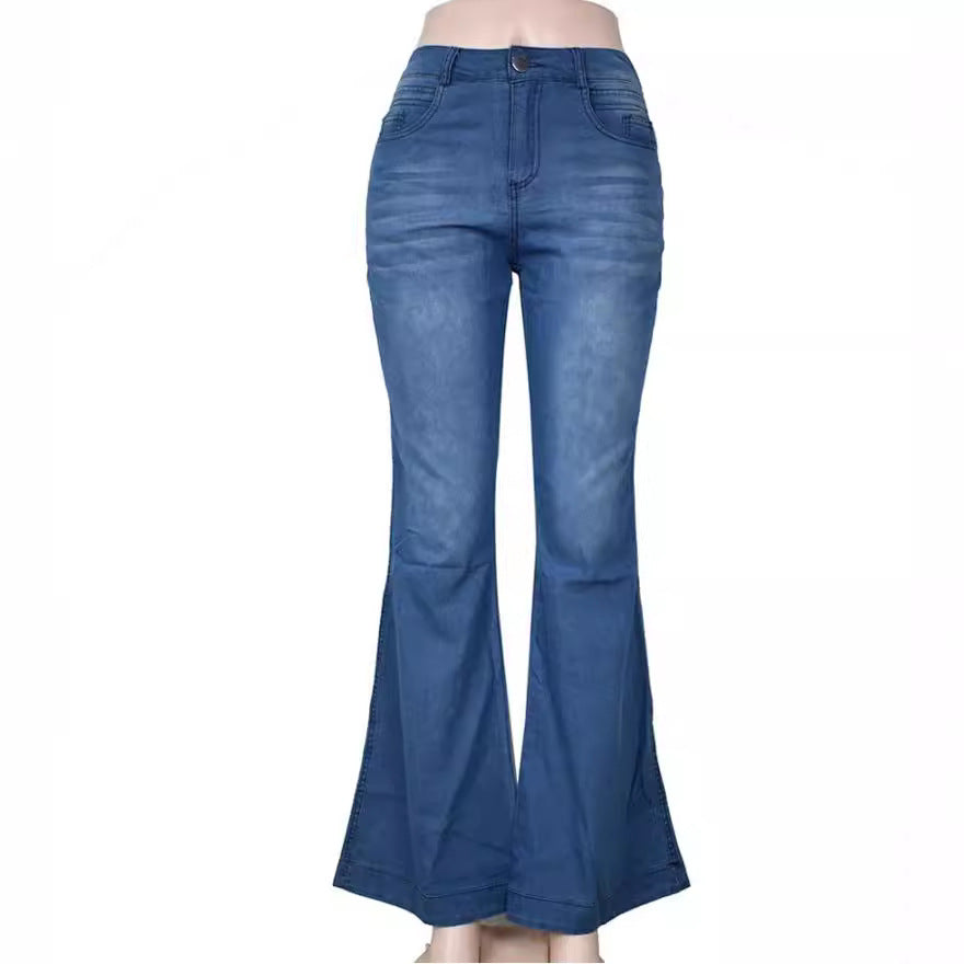 Damen Bootcut Jeans mit hohem Bund und eleganter Silhouette Echo Archiv