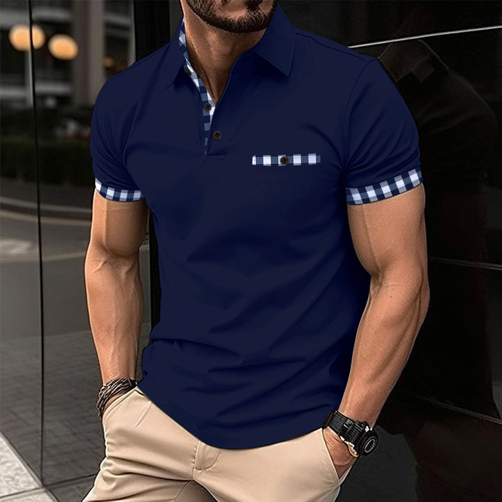 Herren Freizeit Polo Shirt Echoarchiv