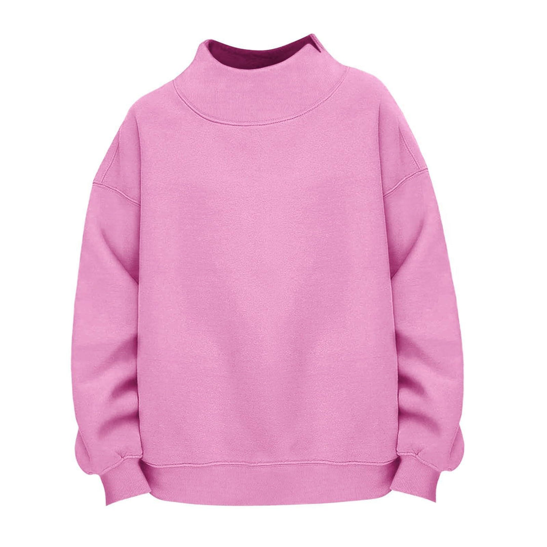 Damen Lässiges Funnel-Neck Sweatshirt im Oversize‑Schnitt mit überschnittener Schulter Echo Archiv