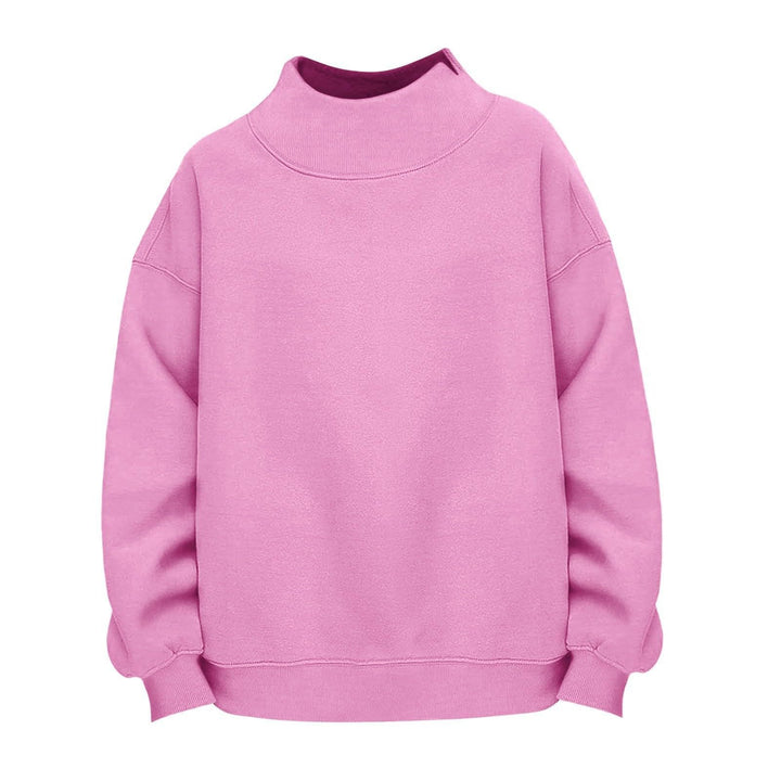 Damen Lässiges Funnel-Neck Sweatshirt im Oversize‑Schnitt mit überschnittener Schulter Echo Archiv