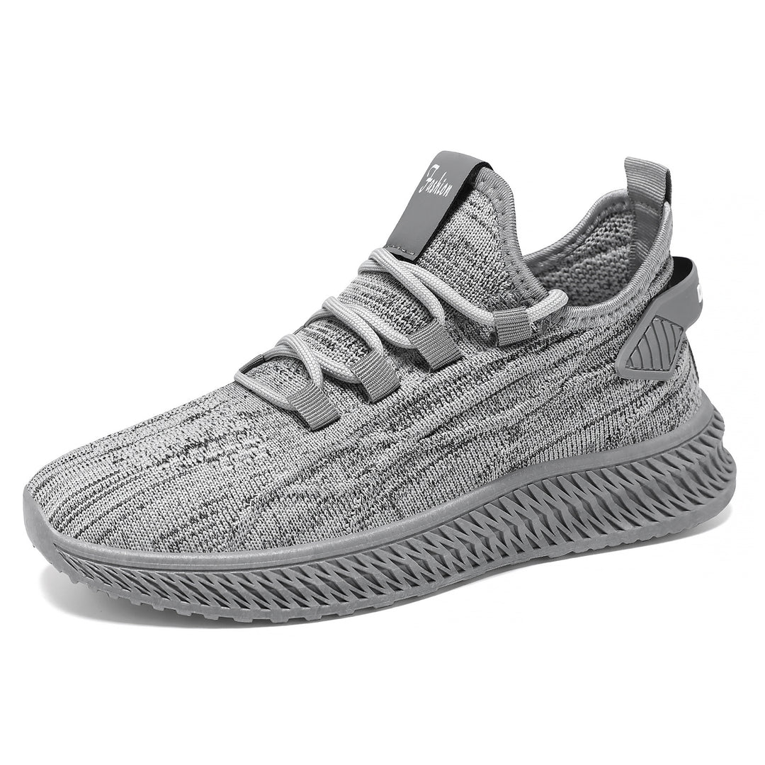 Herren nan gestrickter Slip-On Sneaker mit elastischer Schnürung, sockenähnlichem Schaft und profilierter rutschfester Laufsohle Echo Archiv