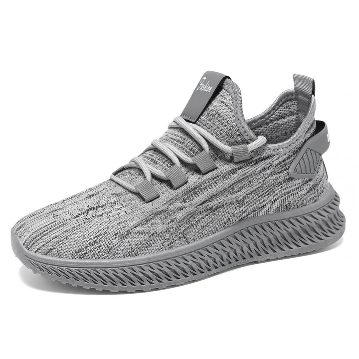 Herren nan gestrickter Slip-On Sneaker mit elastischer Schnürung, sockenähnlichem Schaft und profilierter rutschfester Laufsohle Echo Archiv