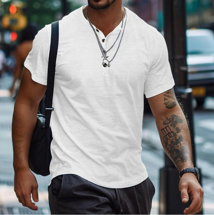 Herren Casual Feinstrick Polo Hemd Echoarchiv