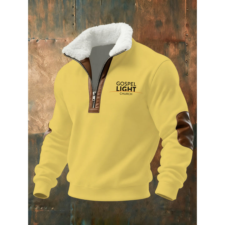 Herren Klassischer Kapuzenpullover mit Fleece-Detail Echoarchiv