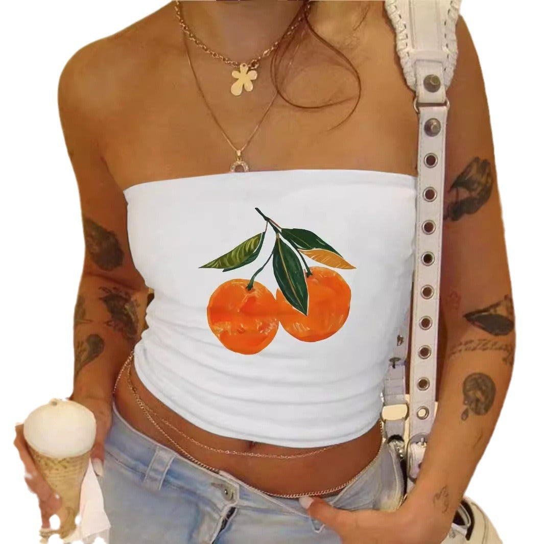 Damen Bandeau-Oberteil mit sportlichem Frankreich-Design Echo Archiv
