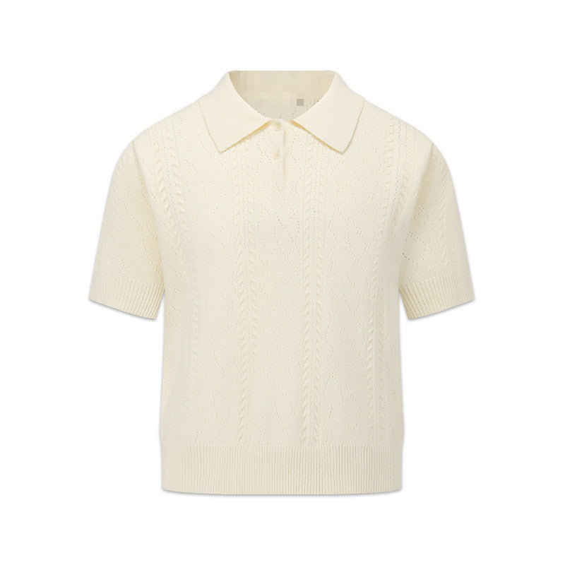 Herren Strick Polohemd aus hochwertiger Cotton Echo Archive