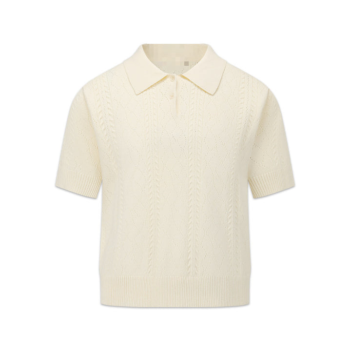 Herren Strick Polohemd aus hochwertiger Cotton Echo Archive