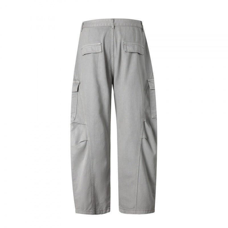 Herren Cargo-Hose im Utility-Stil mit Klappentaschen und geradem Bein Echo Archiv