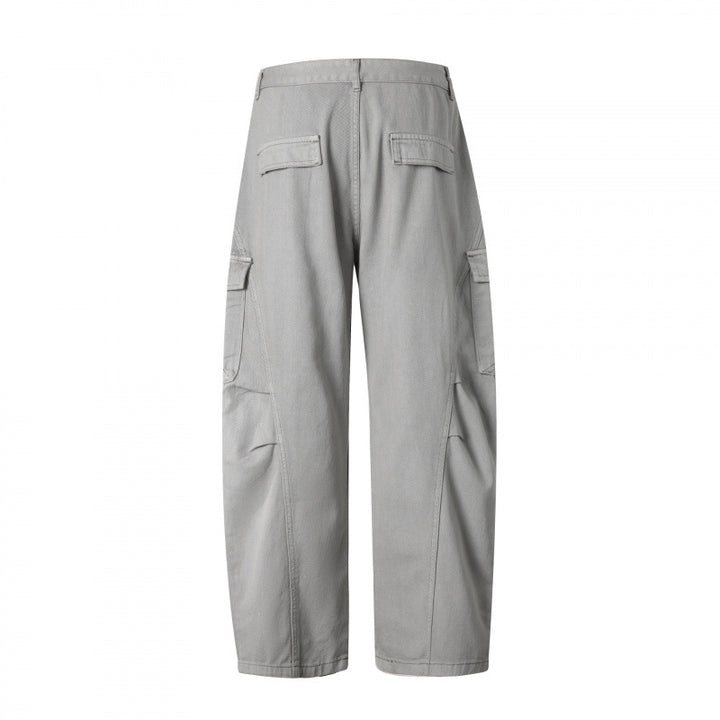 Herren Cargo-Hose im Utility-Stil mit Klappentaschen und geradem Bein Echo Archiv