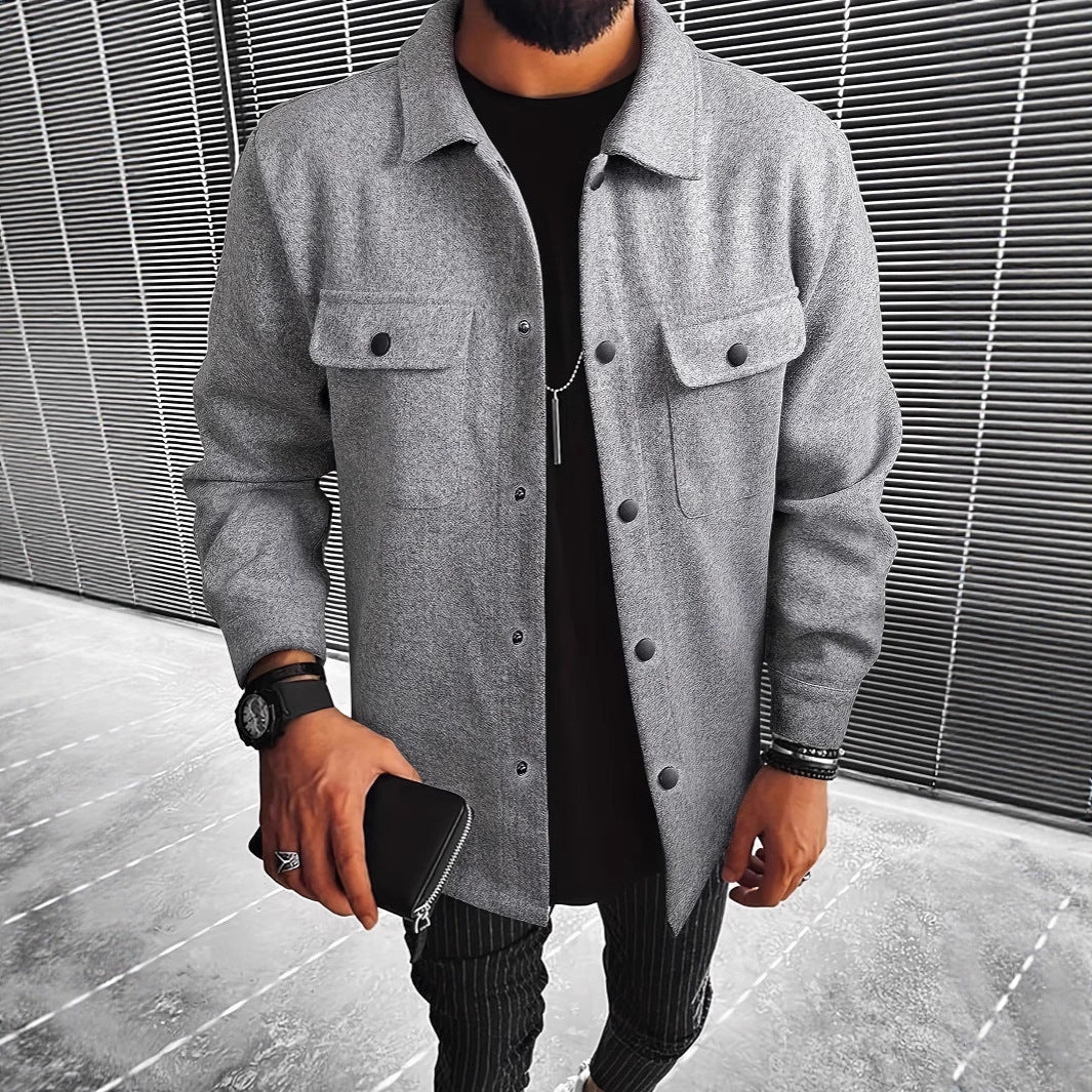 Herren Designer-Style Hemdjacke Echoarchiv