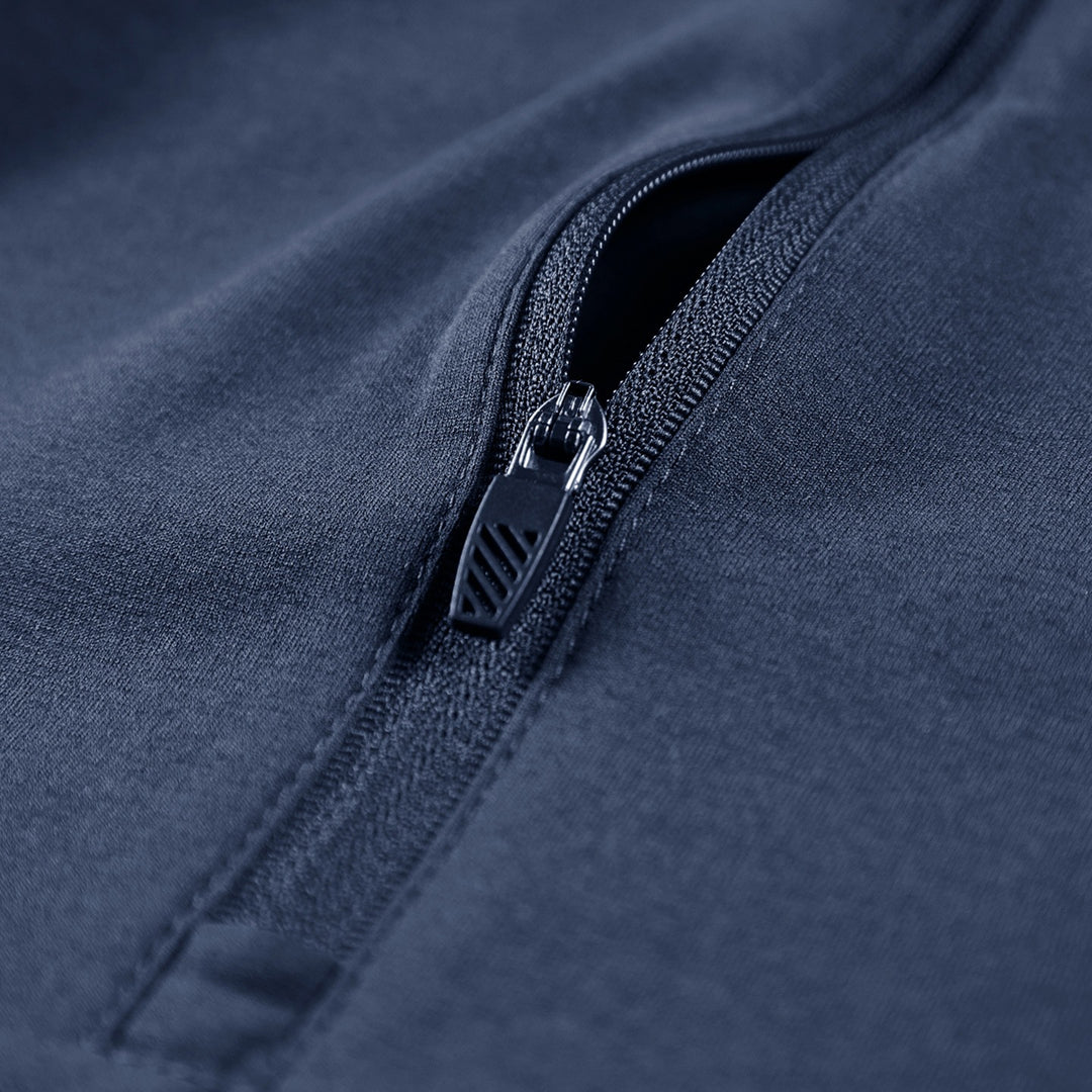 Herren Langarm-Halbreißverschluss-Performance-Pullover mit Stehkragen und technischem Stretch Echoarchiv