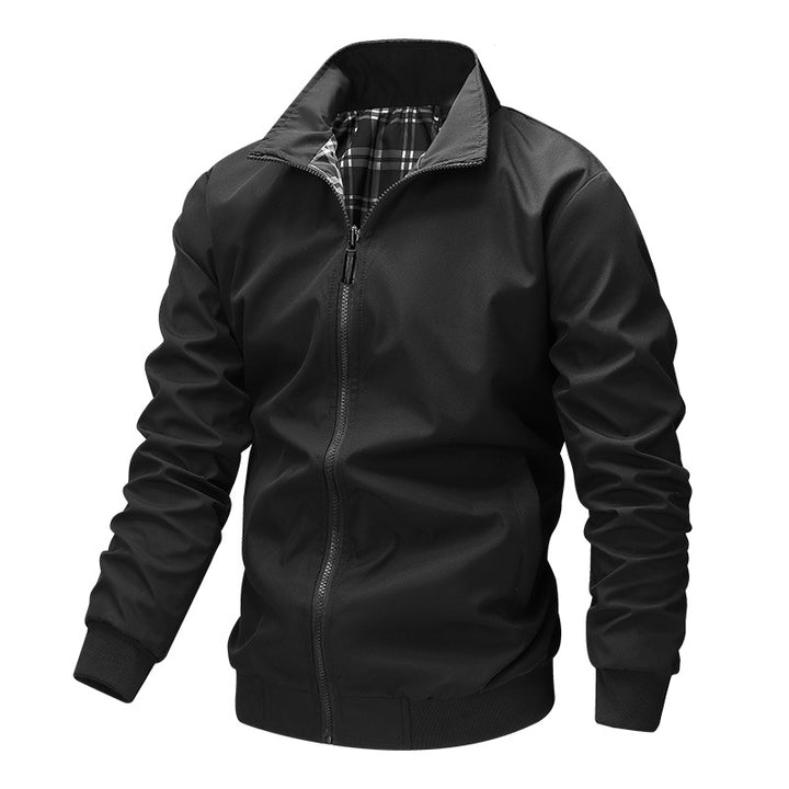 Herren Leichte Übergangsjacke mit Stehkragen – Taviero