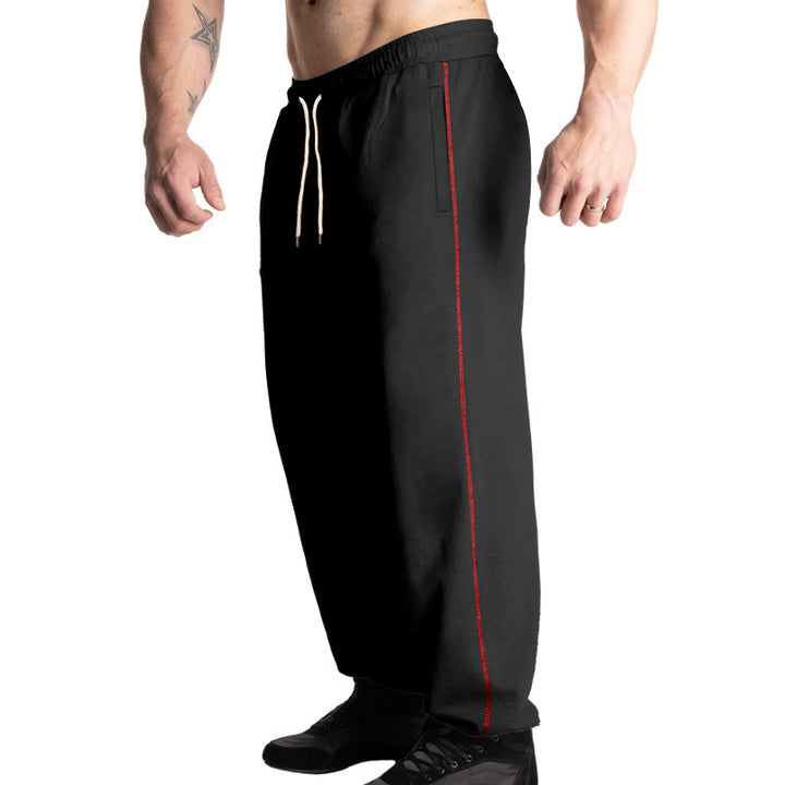 Herren Sportliche Jogginghose mit verstellbarem Bund und seitlichen Eingrifftaschen Echoarchiv