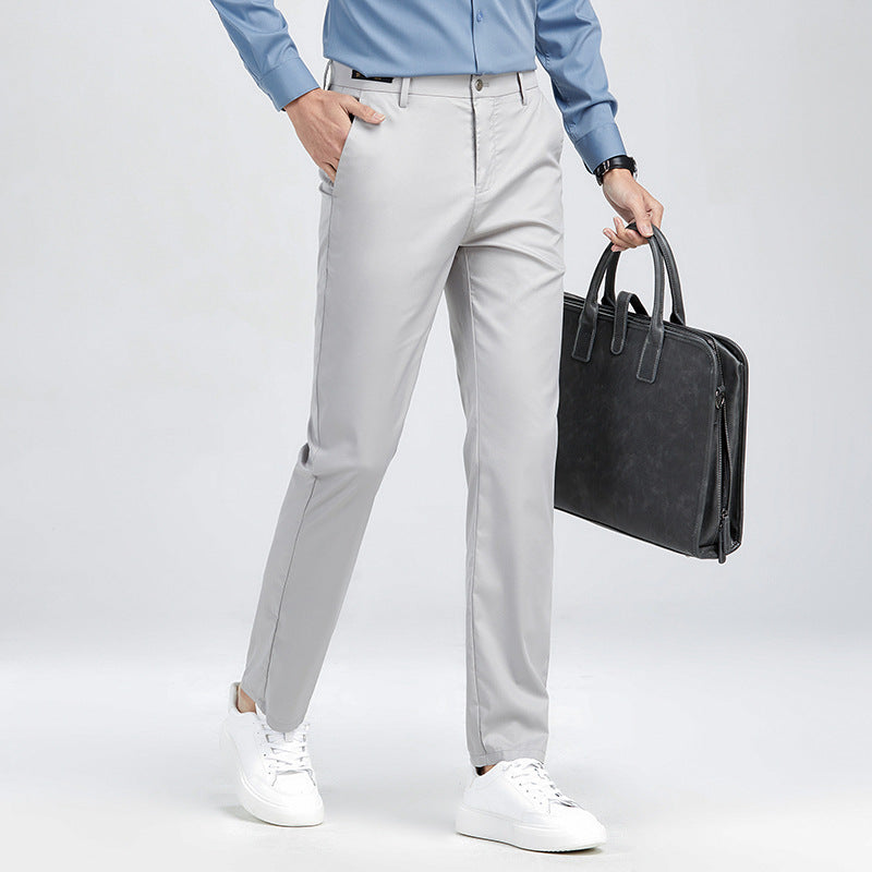 Herren elegante Chino-Hose mit atmungsaktiven Eigenschaften und praktischem Schnitt Echoarchiv