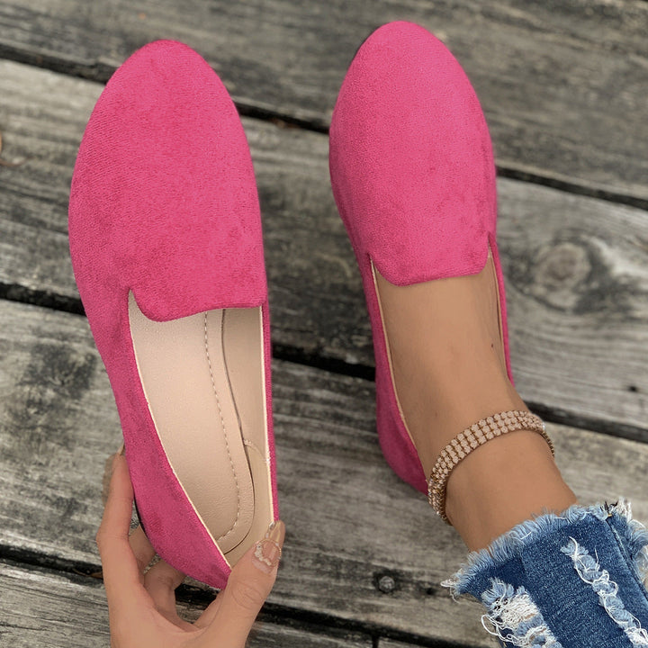 Damen Bequeme Slipper Im Eleganten Design mit Weicher Oberflächenstruktur Echoarchiv