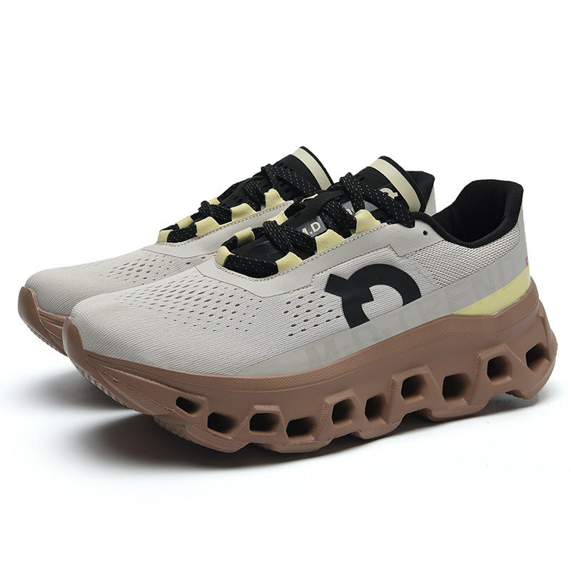 Unisex innovative Hohlkammer-Plateau-Sneaker mit ultraleichter Gittersohle und nahtlosem Mesh-Obermaterial – Norré