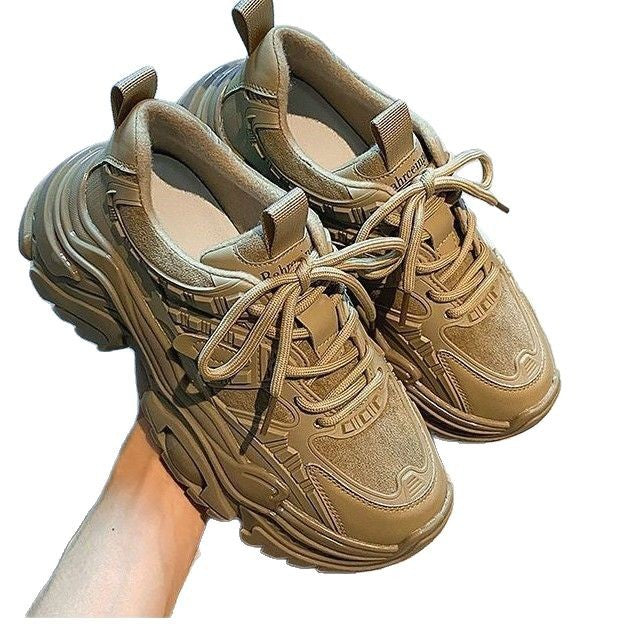 Damen Chunky Sneakers mit atmungsaktiver Mesh-Oberfläche und gepolsterter Sohle Echo Archiv