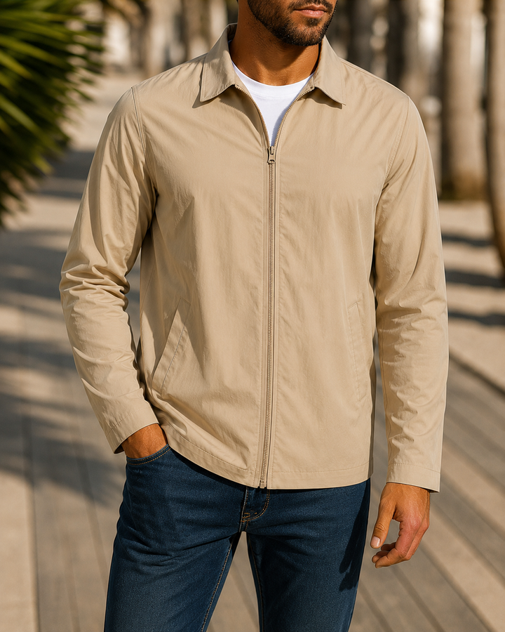 Herren lässige Freizeitjacke mit innovativer Windschutztechnologie Echoarchiv