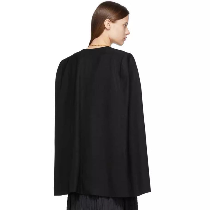 Damen Cape-Blazer mit offenem Fall und seitlichen Arm-Schlitzen Echoarchiv