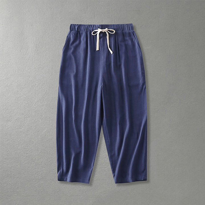 Damen Locker geschnittene Freizeit-Hose mit elastischem Bund und Tunnelzug Echoarchiv