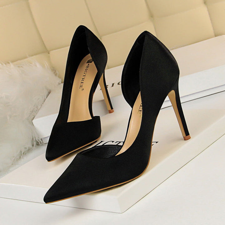 Damen Elegante Stiletto-Pumps mit offenem Absatz und spitzem Design – Lioré