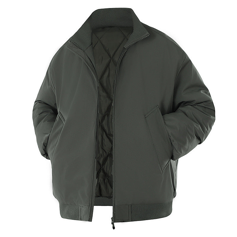 Herren Winterjacke mit warmem Innenfutter und praktischen Taschen Echoarchiv