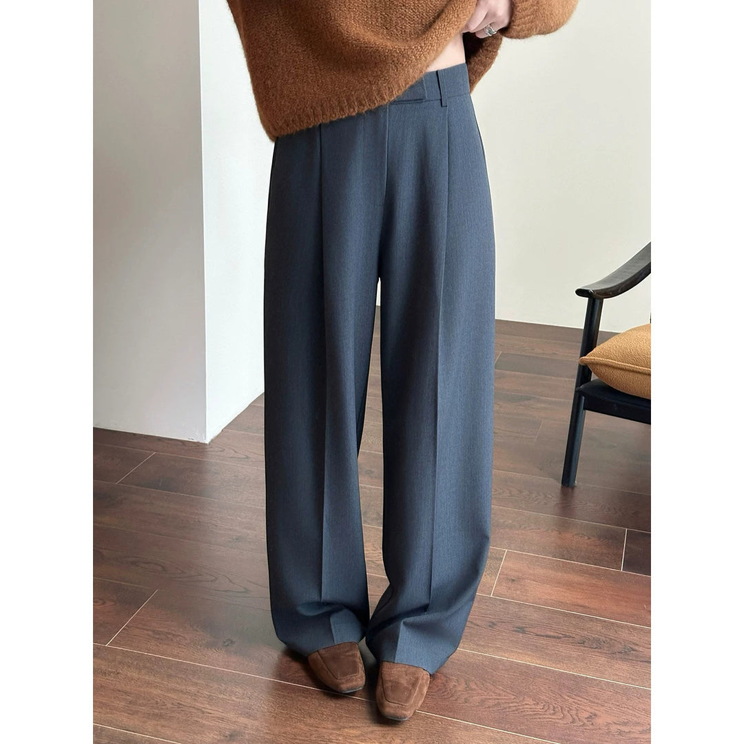 Damen Elegante und bequeme weite Anzughose Echoarchiv
