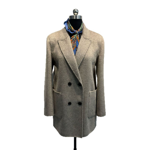 Damen Strukturierter Doppelreihiger Wollmischung Blazer – Valéne