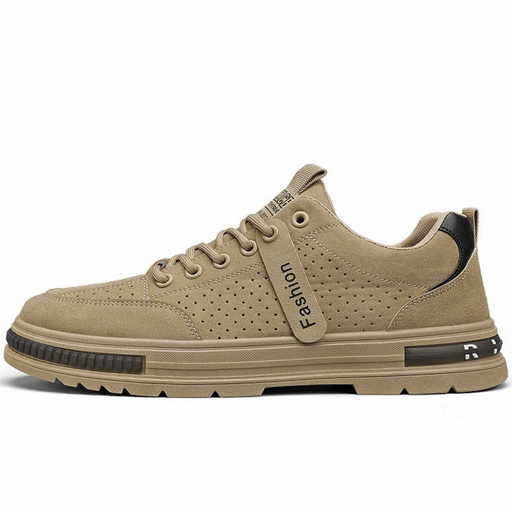 Damen Sportliche Sneaker mit perforierter Oberfläche und dämpfender Laufsohle Echo Archiv