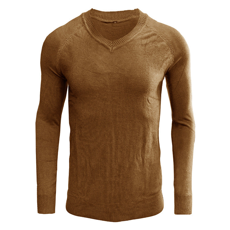 Herren V-Ausschnitt Feinstrickpullover Echoarchiv