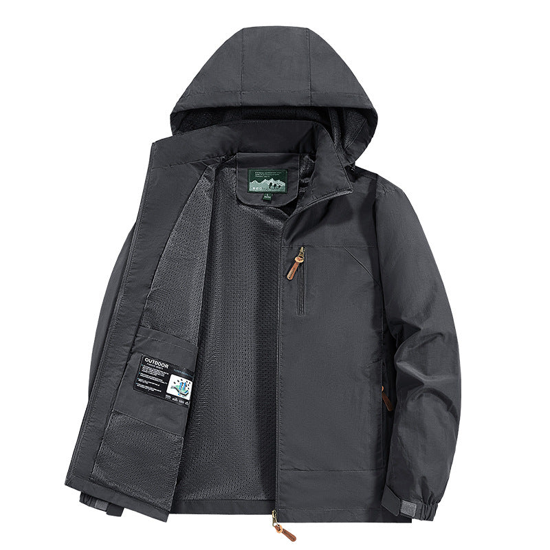 Atmungsaktive und wasserabweisende Outdoor-Jacke für Herren Echo Archive