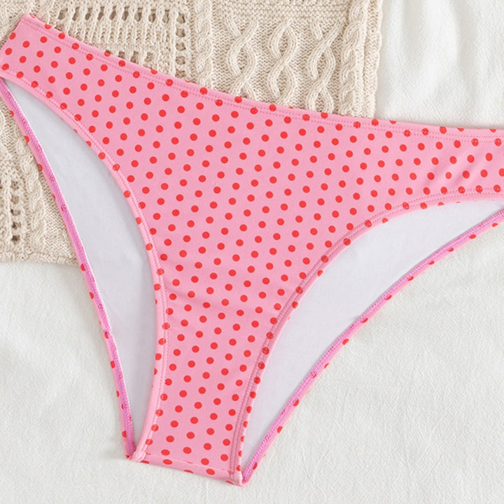 Damen Triangel-Bikini mit verspieltem Pünktchenmuster und verstellbaren Trägern Echo Archiv