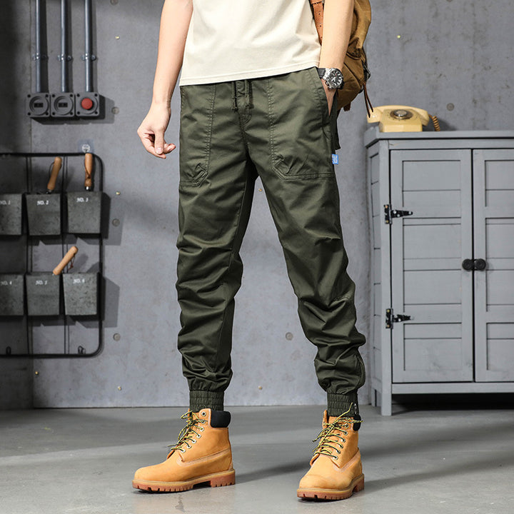 Herren funktionale Outdoor-Hose mit elastischem Bund und praktischen Taschen Echoarchiv