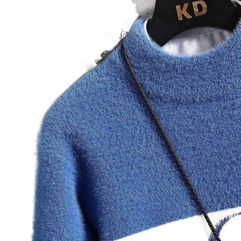 Damen Hochwertiger, kuscheliger Pullover mit Stehkragen Echoarchiv