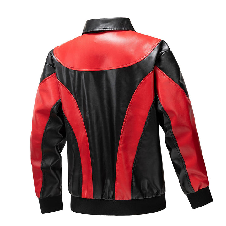 Herren Sportliche Lederjacke Echo Archiv