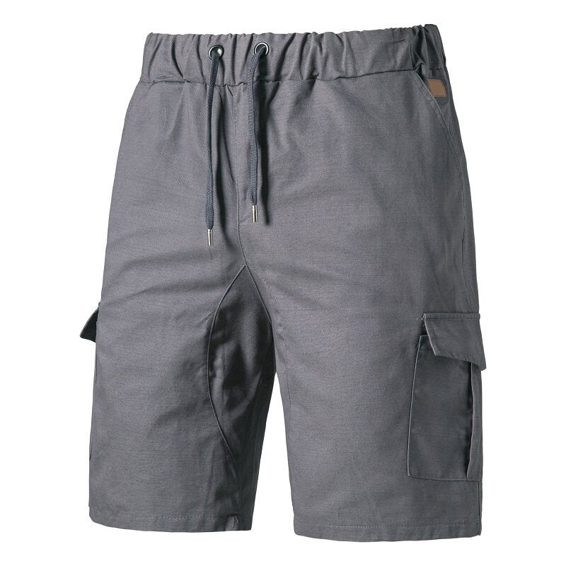 Herren lockere Cargo-Shorts mit praktischen Taschen und elastischem Bund Echoarchiv