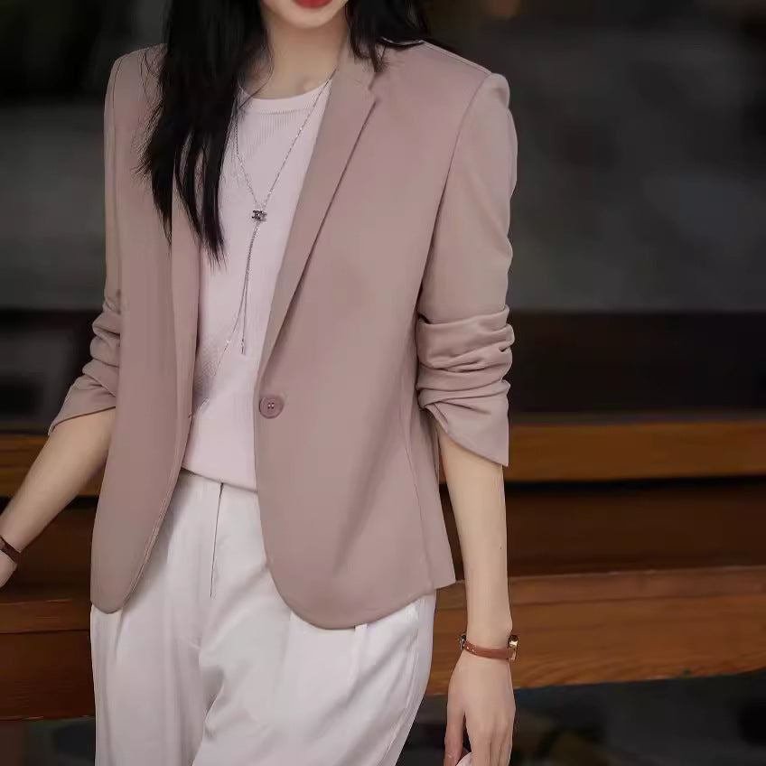 Damen Eleganter Blazer mit feinem Stoff Echoarchiv