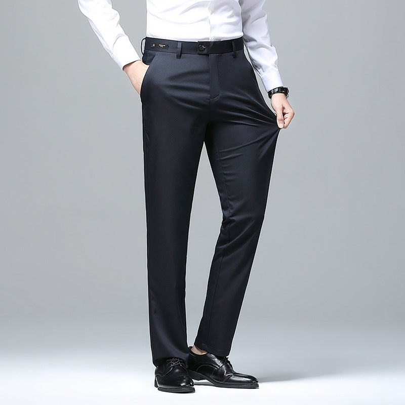 Herren Elegante Business-Chino mit Stretchkomfort und schlankem Bügelsaum Echo Archiv
