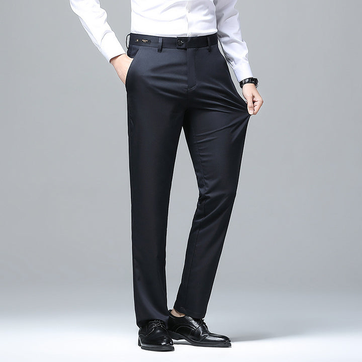Herren Elegante Business-Chino mit Stretchkomfort und schlankem Bügelsaum Echo Archiv
