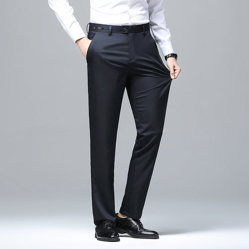 Herren Elegante Business-Chino mit Stretchkomfort und schlankem Bügelsaum Echo Archiv