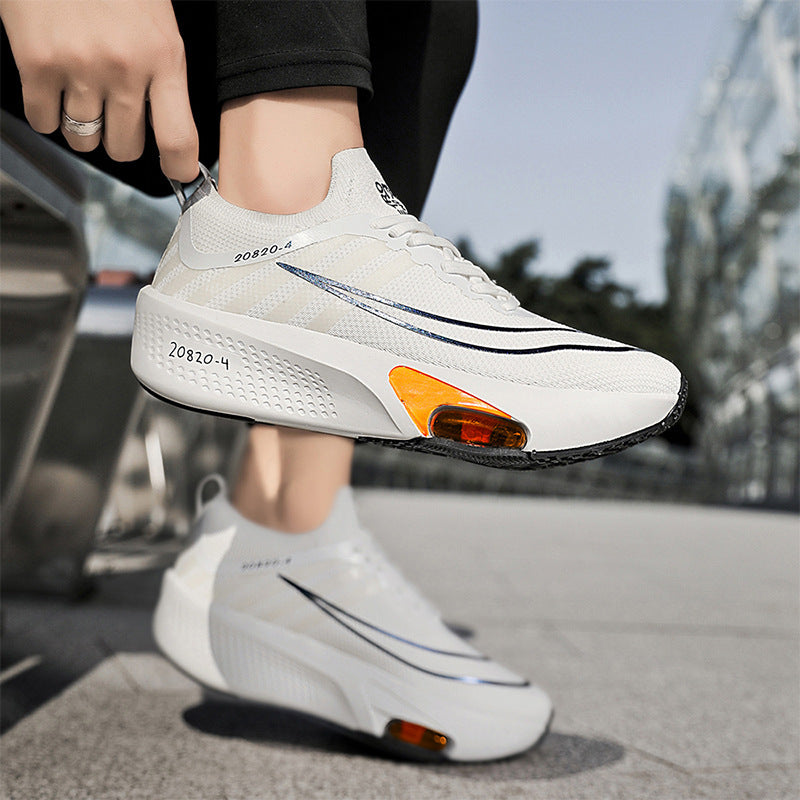 Unisex Profi-Tempo-Laufschuh mit sichtbarer Fersen-Airunit und atmungsaktivem Monofilament-Obermaterial – Tavélo