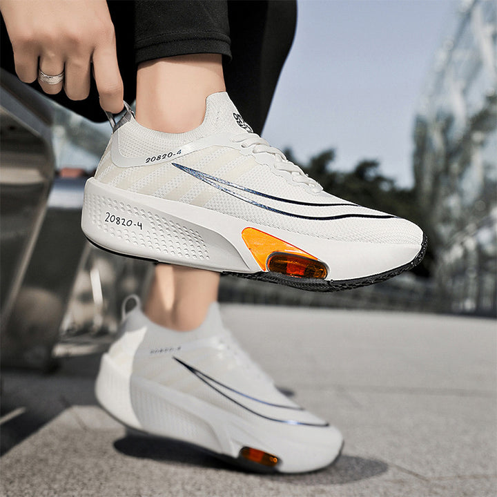Unisex Profi-Tempo-Laufschuh mit sichtbarer Fersen-Airunit und atmungsaktivem Monofilament-Obermaterial – Tavélo
