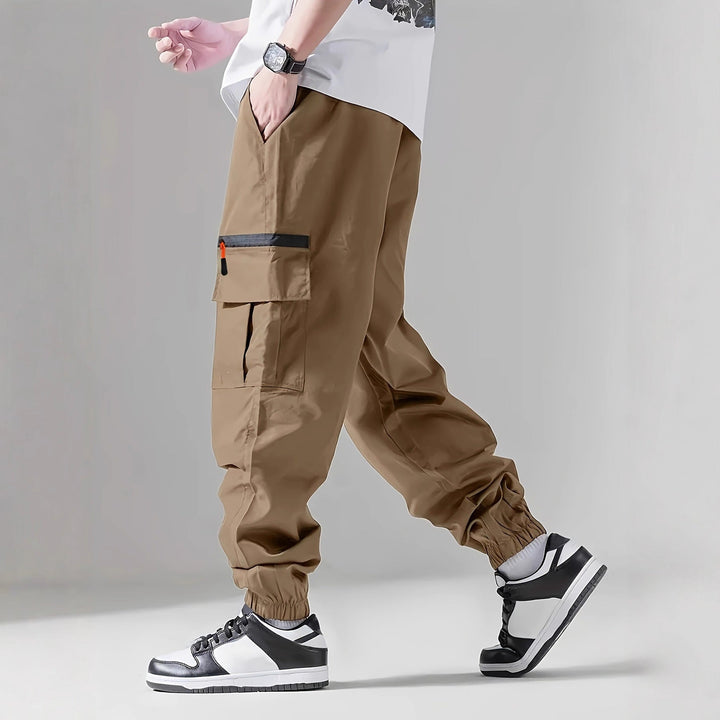 Herren Cargo-Hose mit elastischem Bund Hedi-Echoarchiv