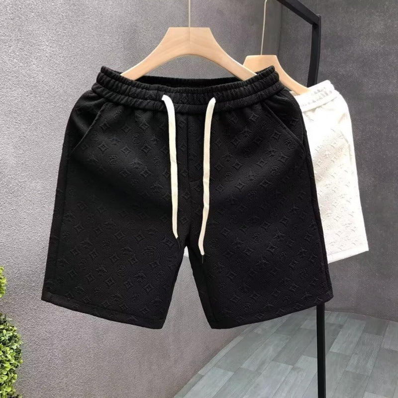 Damen Bequeme Sportshorts mit elegantem Muster Echoarchiv