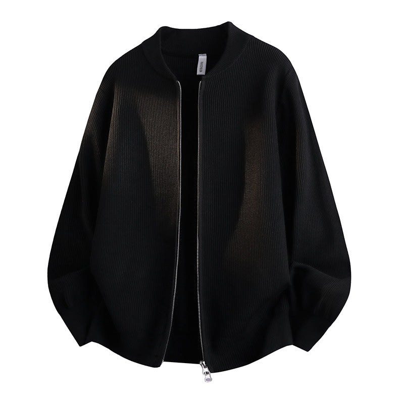 Damen Modische Sweatjacke mit Reißverschluss und Stehkragen – Célinea