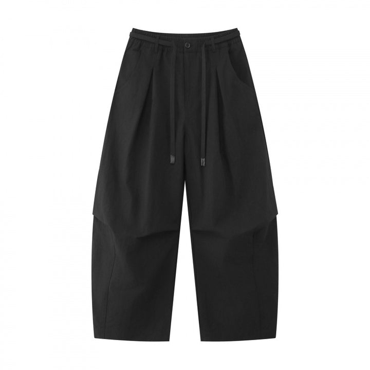 Unisex Weite Lagenhose mit ballonförmiger Silhouette, hoher Leibhöhe und Kordelzug Echo Archiv