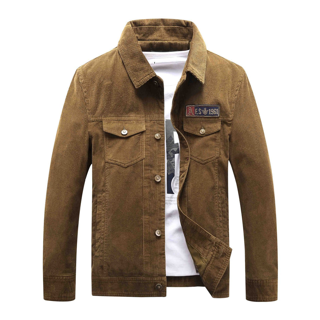 Herren Trucker-Cordjacke mit Teddyfutter und aufgesetzten Brusttaschen Echo Archiv