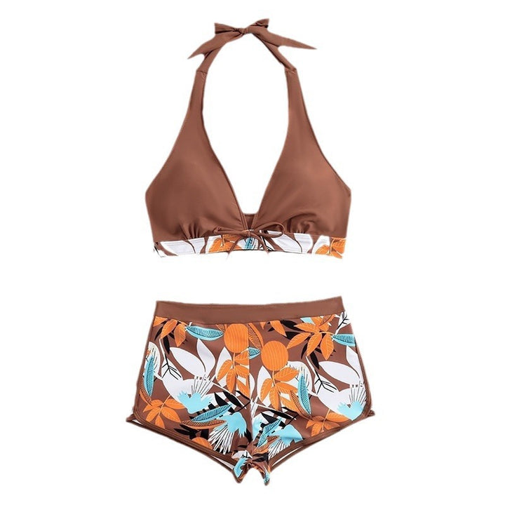Damen Bikini-Set mit floralem Muster und herausnehmbarem Push-Up-BH Echo Archiv