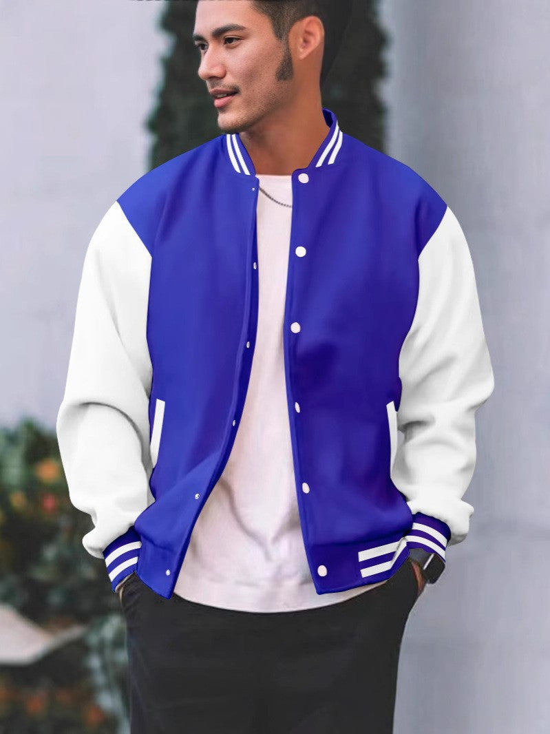 Herren Varsity-Jacke mit kontrastierenden Ärmeln Echoarchiv