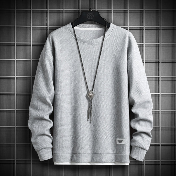 Herren lässiger Sweatshirt mit strukturiertem Stoff und modernem Schnitt Echoarchiv